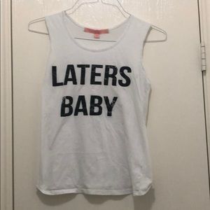 Laters Baby tank